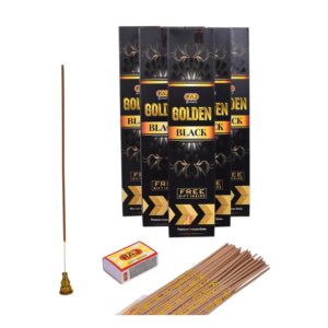 GOLDEN BLACK PREMIUM INCENSE STICKS LONGECO PACK