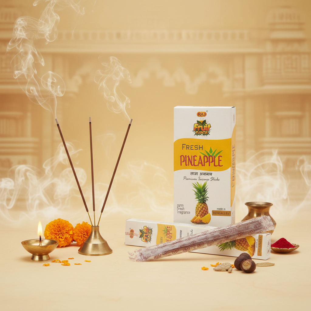 FRESH PINEAPPLE INCENSE STICKS - Image 3
