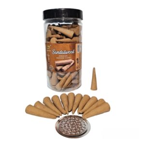 SANDALWOOD CONE - 200g JAR