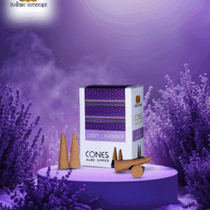 Lucky Lavendar Hand Dipped Incense Cones