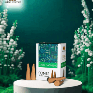 Jade Jasmine Cones, Hand Dipped Incense Cones