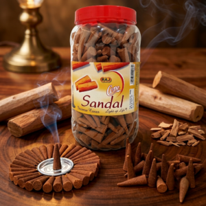 SANDALWOOD- CONES 500G JAR