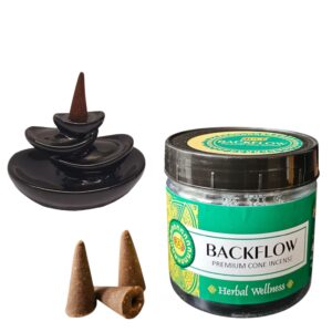 Herbal Backflow Incense Cones 100g