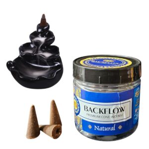 Natural Backflow Incense Cones 100g