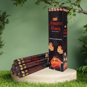 Attracts Money Tall Hexagon Incense Sticks