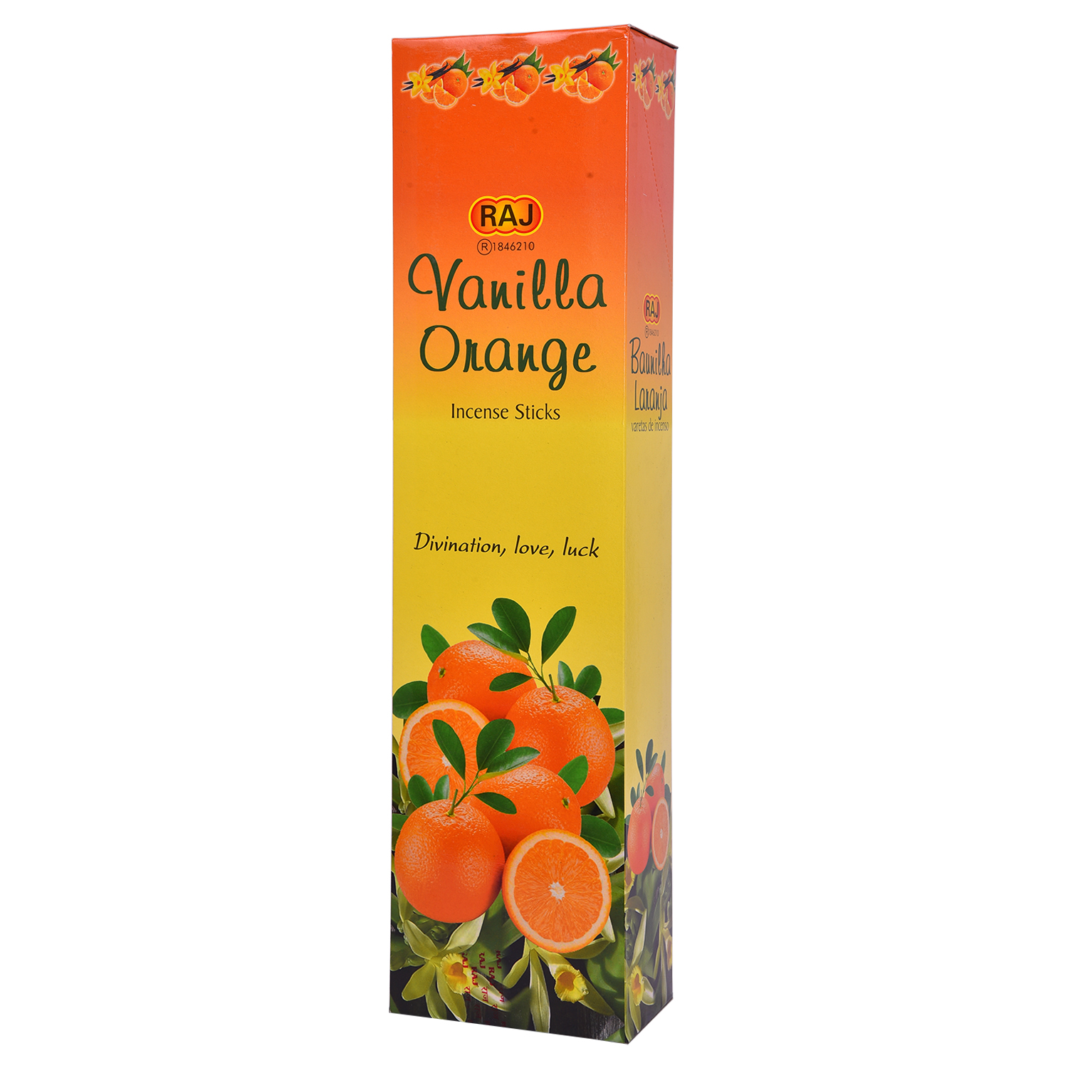 Vanilla Orange Tall Hexa Incense Sticks - Image 2