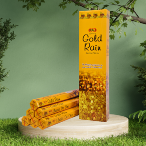 Gold Rain Tall Hexa Incense Sticks