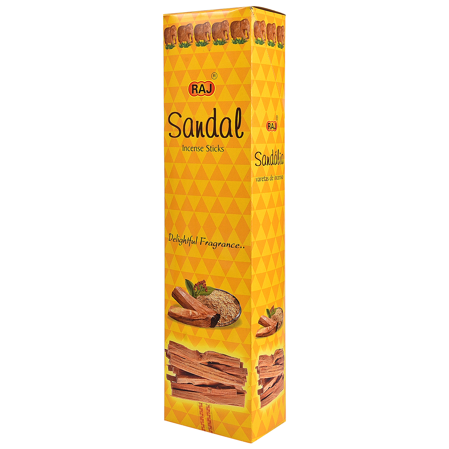 Sandal Tall Hexa Incense Sticks - Image 2