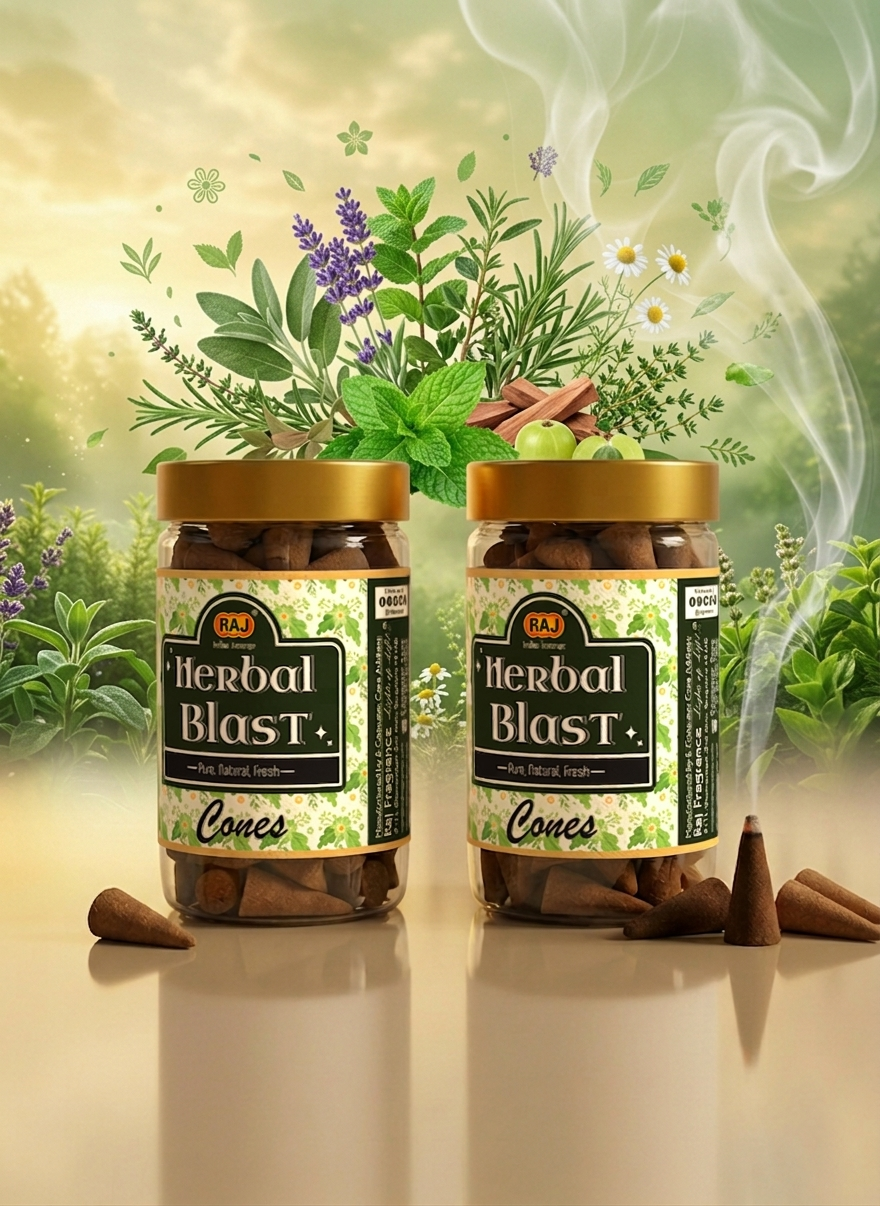 Herbal Blast Incense Cones - Image 2