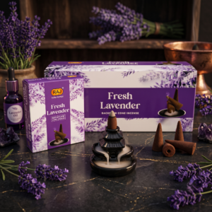 Fresh Lavender Backflow Cone