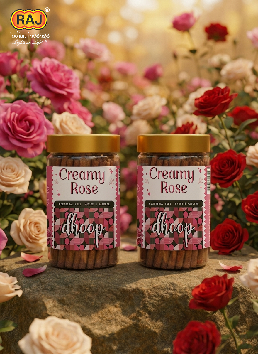 Creamy Rose Dhoop Sticks - Image 2